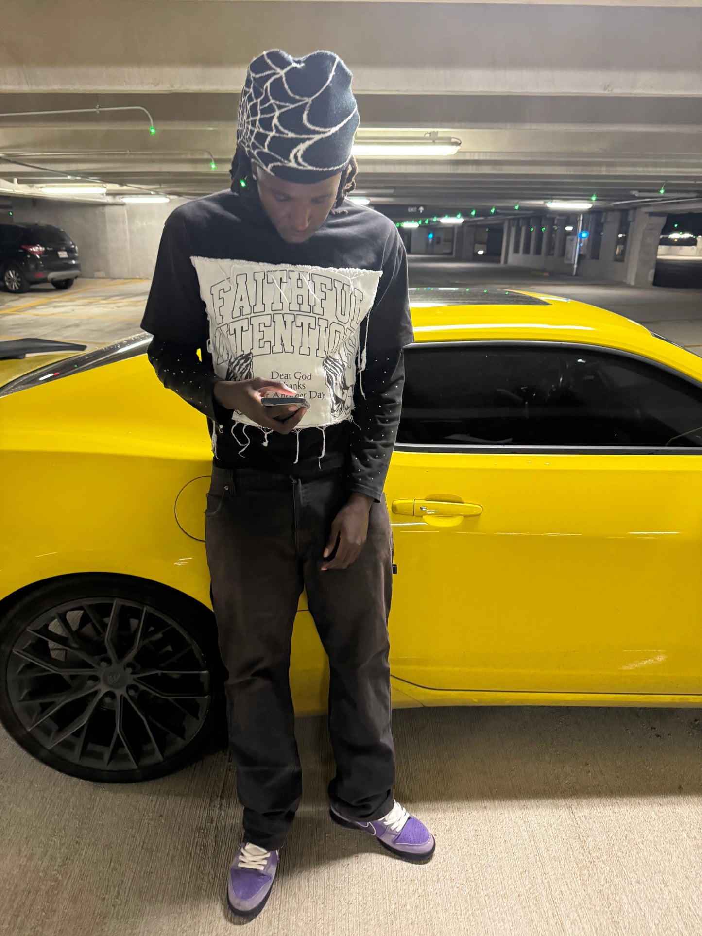 'Dear God' Rhinestone Tee