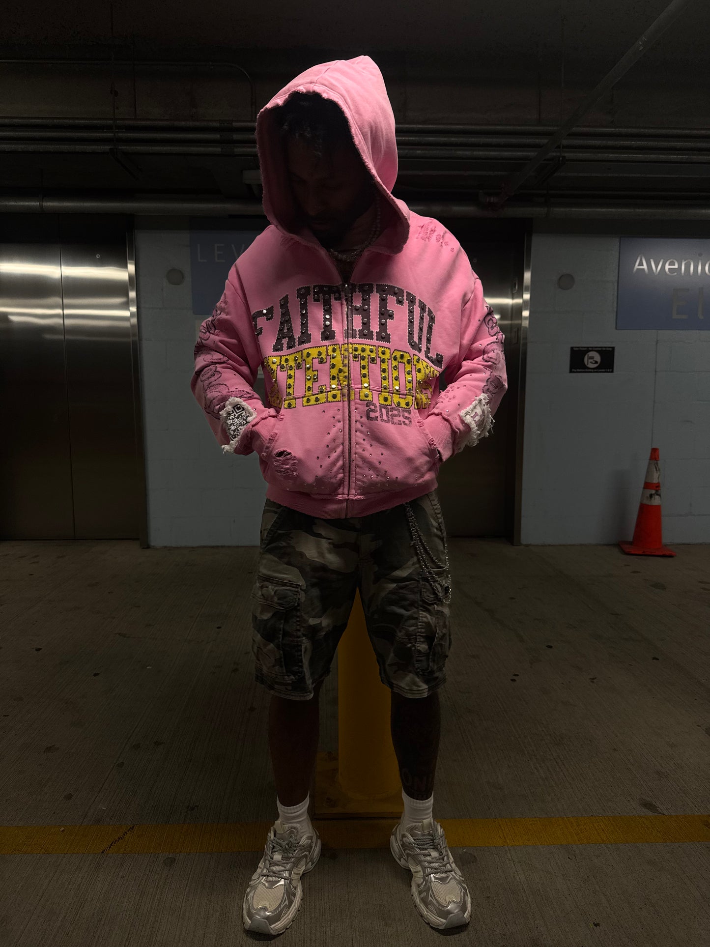 Pray First PINK Zip-up