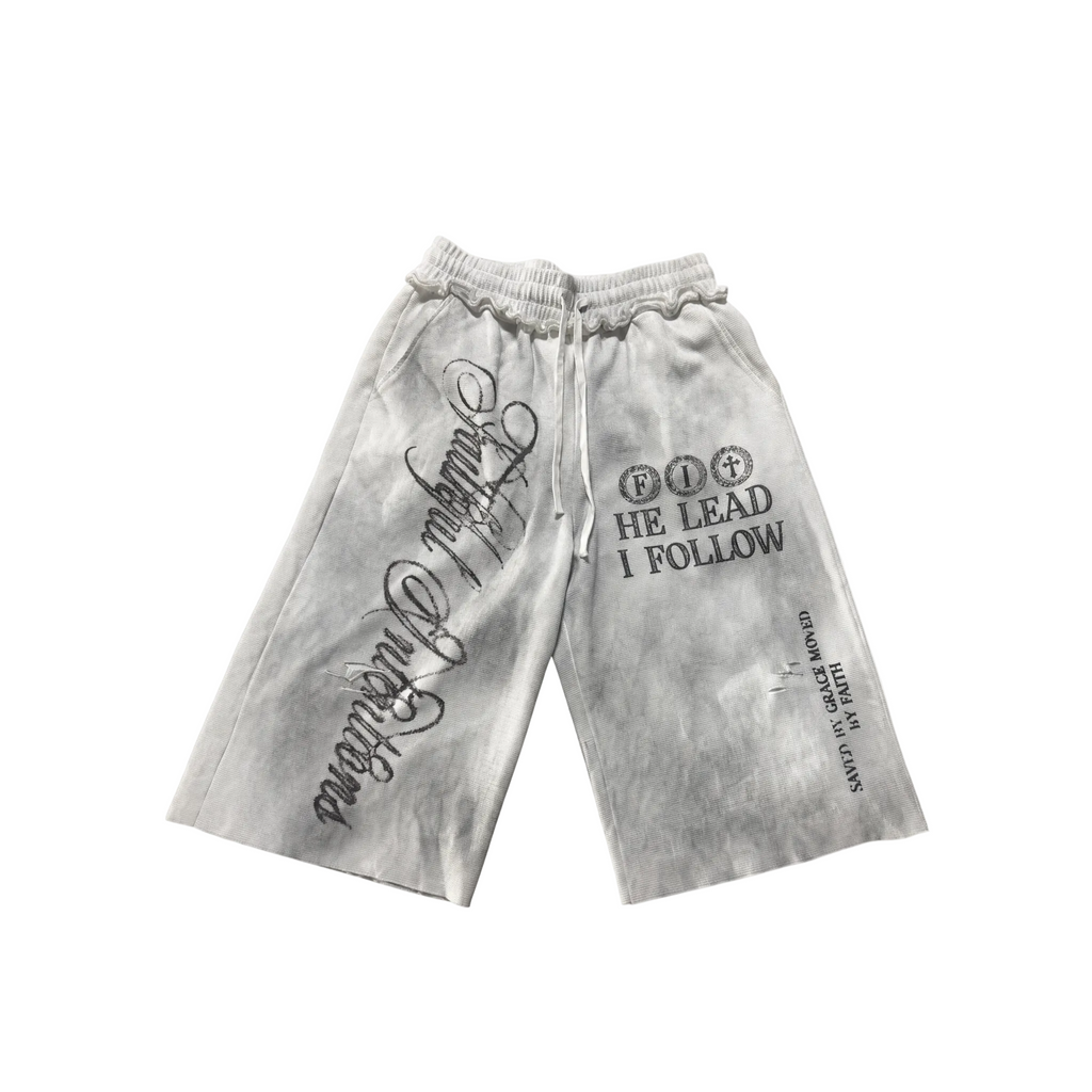 SAVED BY GRACE WAFFLE KNIT SHORTS
