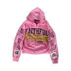 Pray First PINK Zip-up
